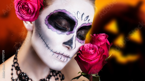 Photo: Día de los Muertos (Tag der Toten), MakeUp Día de los Muertos (Tag der Toten), MakeUp