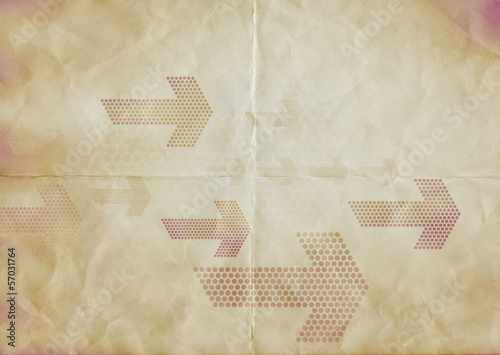 Photo: brown paper arrows brown paper arrows