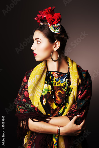 Photo: in profile in profile
