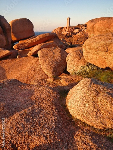 Instant Collection: Sonnenuntergang an der Cote de granit rose Sonnenuntergang an der Cote de granit rose