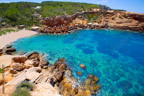 Photo: Ibiza Punta de Sa Galera beach in San Antonio Ibiza Punta de Sa Galera beach in San Antonio