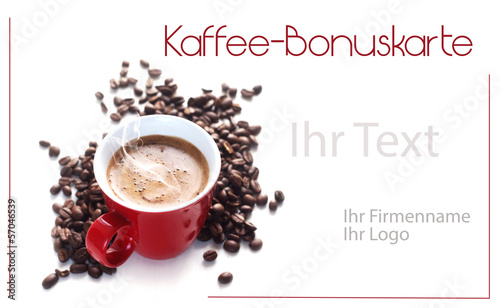 Photo: Kaffee-Bonuskarte Kaffee-Bonuskarte