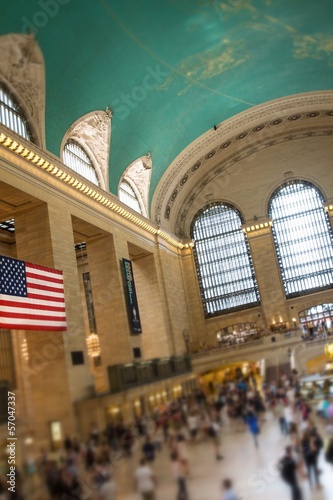 Instant Collection: inside grand central station New York city inside grand central station New York city