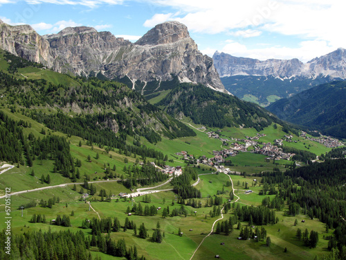 Photo: valley in the Dolomites valley in the Dolomites