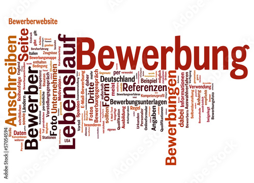 Illustration: Bewerbung Bewerbung