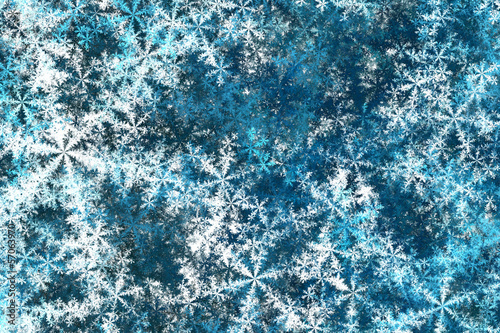 Illustration: Abstract snowflakes background Abstract snowflakes background