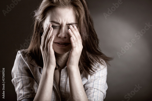 Photo: Crying woman Crying woman