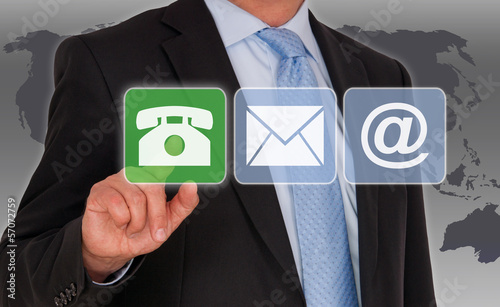 Illustration: Select Contact Option Select Contact Option