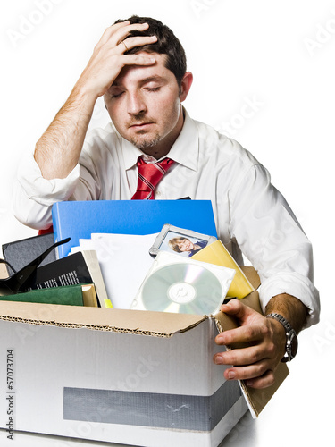 Photo: Young Man Fired from Job Young Man Fired from Job