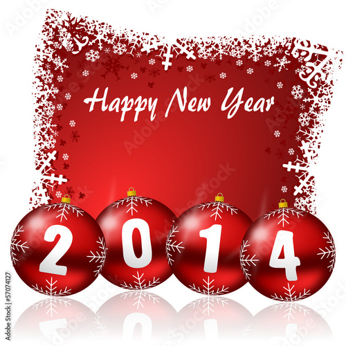 Illustration: 2014 new year 2014 new year
