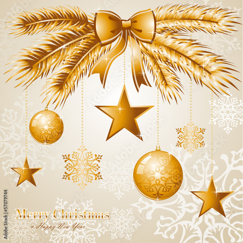 Vector: Luxury Merry Christmas background EPS10 vector file. Luxury Merry Christmas background EPS10 vector file.
