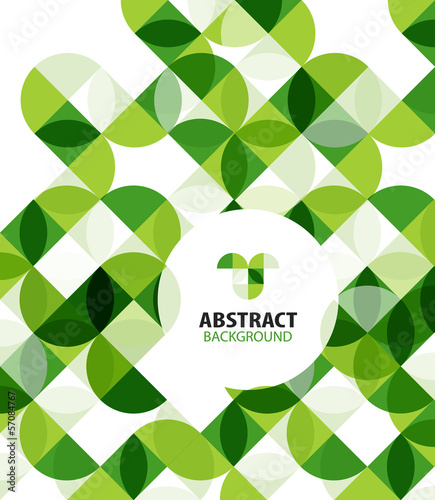 Vector: Green modern geometrical abstract background Green modern geometrical abstract background