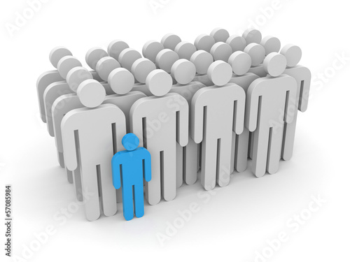 Illustration: Standing out from the crowd Standing out from the crowd