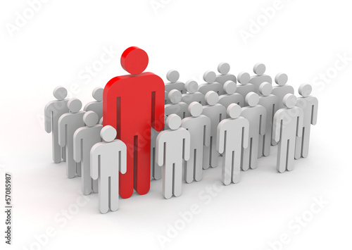 Illustration: Standing out from the crowd Standing out from the crowd