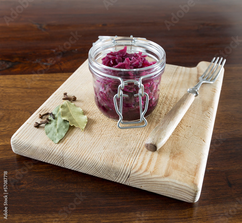 Photo: Rotkohl im Einmachglas Rotkohl im Einmachglas