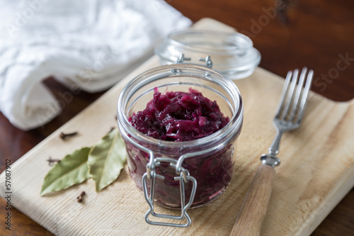 Photo: Rotkohl im Einmachglas Rotkohl im Einmachglas