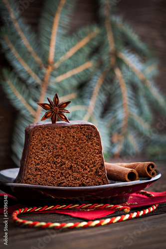 Photo: weihnachtlicher Schokokuchen weihnachtlicher Schokokuchen