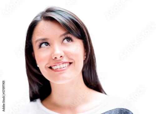 Photo: Thoughtful woman portrait Thoughtful woman portrait