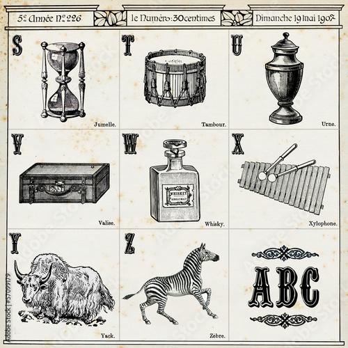 Illustration: Abécédaire - n°3 Abécédaire - n°3