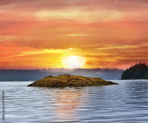 Photo: Alaska Sunset Alaska Sunset