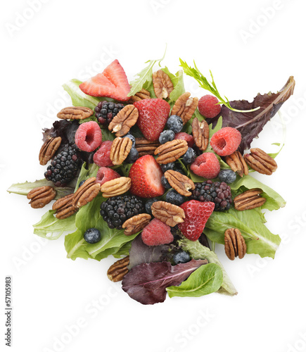 Photo: Spring Salad With Berries And Peanuts Spring Salad With Berries And Peanuts