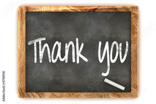 Illustration: Blackboard Thank You Blackboard Thank You