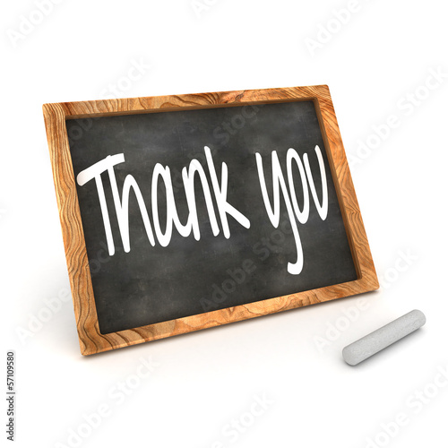Illustration: Blackboard Thank You Blackboard Thank You