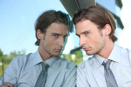 Photo: Anxious businessman Anxious businessman