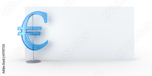 Photo: Euro sign background Euro sign background