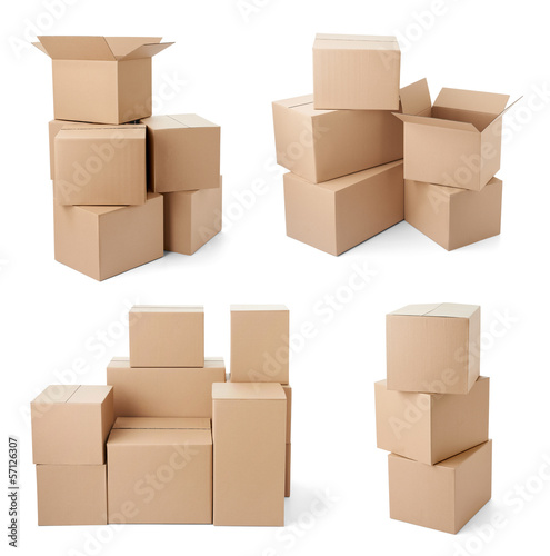 Photo: cardboard box package moving transportation delivery cardboard box package moving transportation delivery
