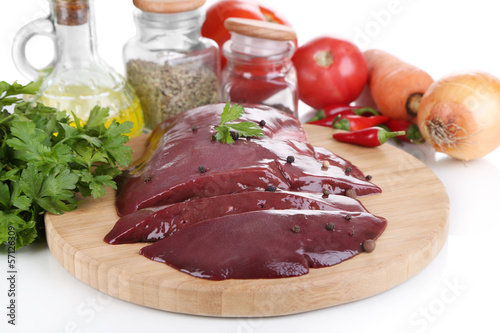 Photo: Raw liver Raw liver
