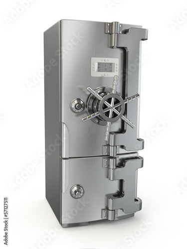 Illustration: Dieting concept. Refrigerator as safe deposit box. Dieting concept. Refrigerator as safe deposit box.