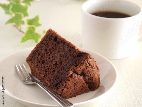 Photo: チョコレートシフォンケーキ チョコレートシフォンケーキ