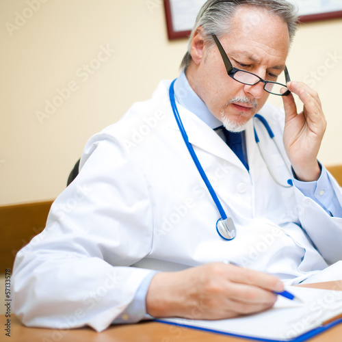 Photo: Doctor in his studio Doctor in his studio