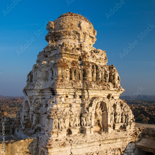 Photo: Ruins of the ancient temple in Hampi, Karnataka, India Ruins of the ancient temple in Hampi, Karnataka, India