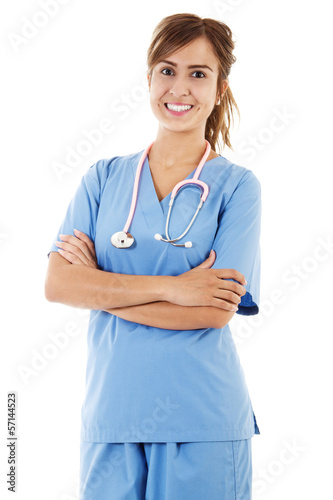 Photo: Female Healthcare Worker Female Healthcare Worker
