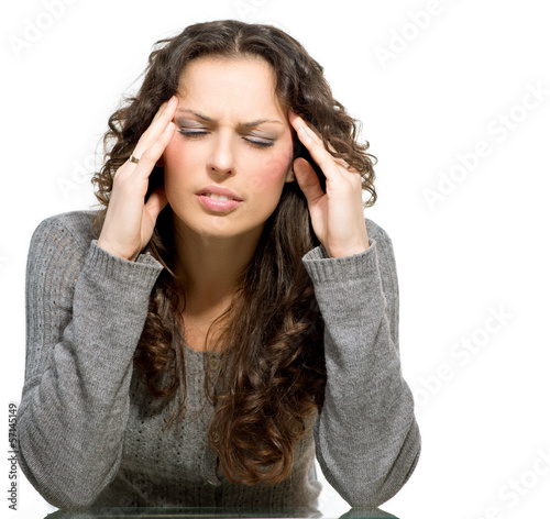 Photo: Woman having Headache. Sick Woman having Headache. Sick