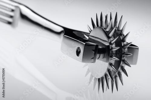 Photo: a spike steel pinwheel in fifty shades of grey style a spike steel pinwheel in fifty shades of grey style