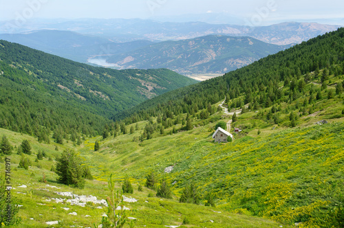 mountain landscape from the Pelister National Park, Republic of Macedonia