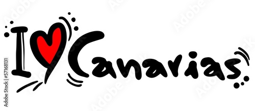 Vector: Canarias love Canarias love