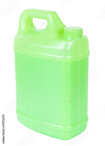 Photo: Green plastic canister Green plastic canister