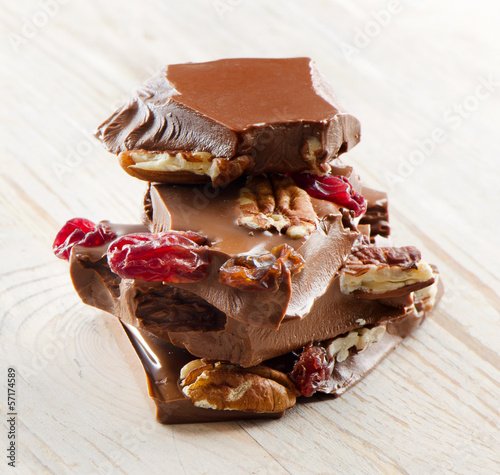 Photo: Broken chocolate Broken chocolate