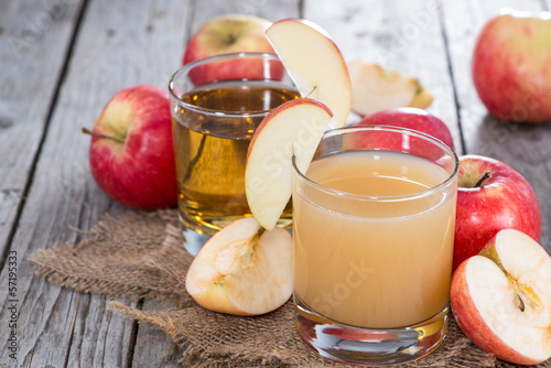Photo: Small Glass with fresh Apple Juice Small Glass with fresh Apple Juice