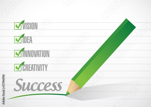 Illustration: success check mark illustration design success check mark illustration design