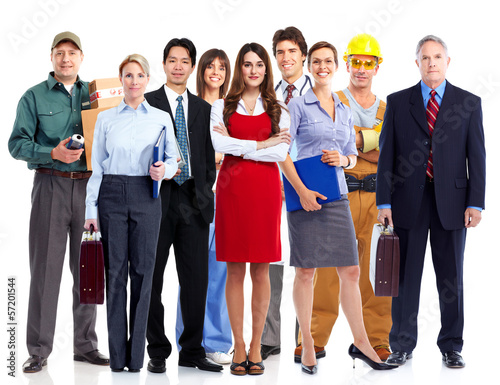 Photo: Business people group. Business people group.