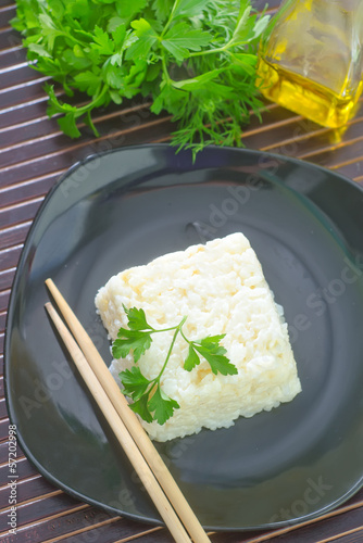 Photo: boiled rice boiled rice