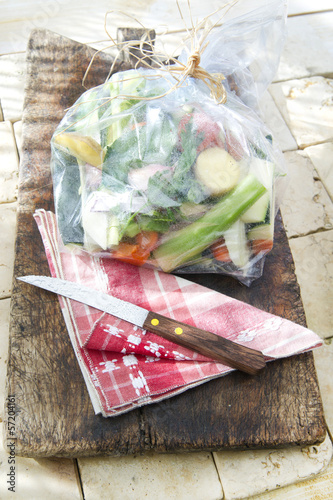 Photo: Mixed Vegetables In Protective Bag Mixed Vegetables In Protective Bag