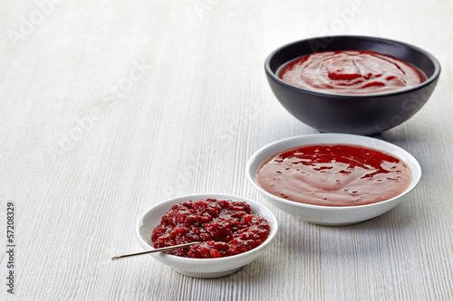 Photo: various sauces various sauces
