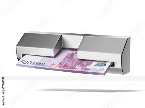 Illustration: cash machine and stack of euros cash machine and stack of euros