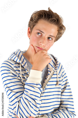 Photo: Nachdenklicher Teenager Nachdenklicher Teenager